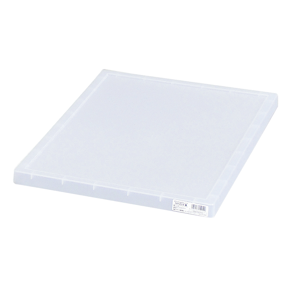 カラーメッシュ折り畳みコンテナ フタ スモークホワイト 443316