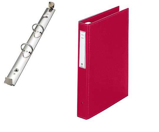 カルテブック(スタンダード) 2穴タイプ レッド HB436-5