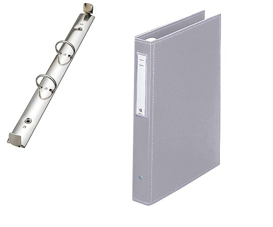 カルテブック(スタンダード) 2穴タイプ シルバー HB436-6