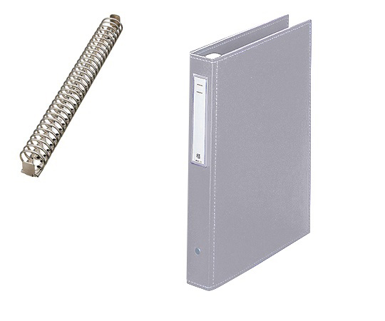 カルテブック(スタンダード) 30穴タイプ シルバー HB438-6