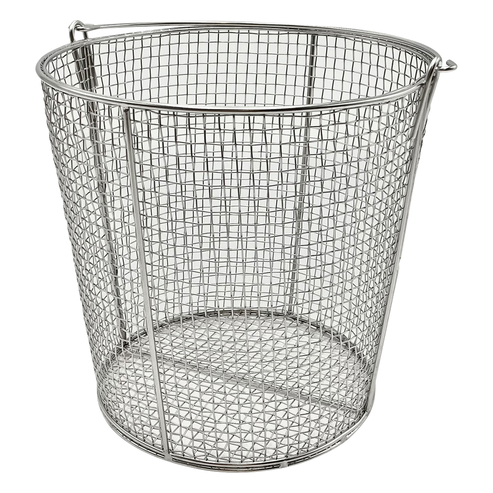 ステンレス丸型洗浄カゴ(テーパ付) 中