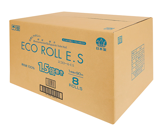 トイレットペーパー ECO ROLL E.S ES90(8ロール×12パック入り)
