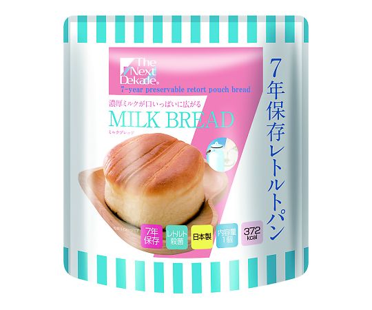 7-7229-01 7年保存レトルトパン The Next Dekade ミルクブレッド(50食) グリーンケミー