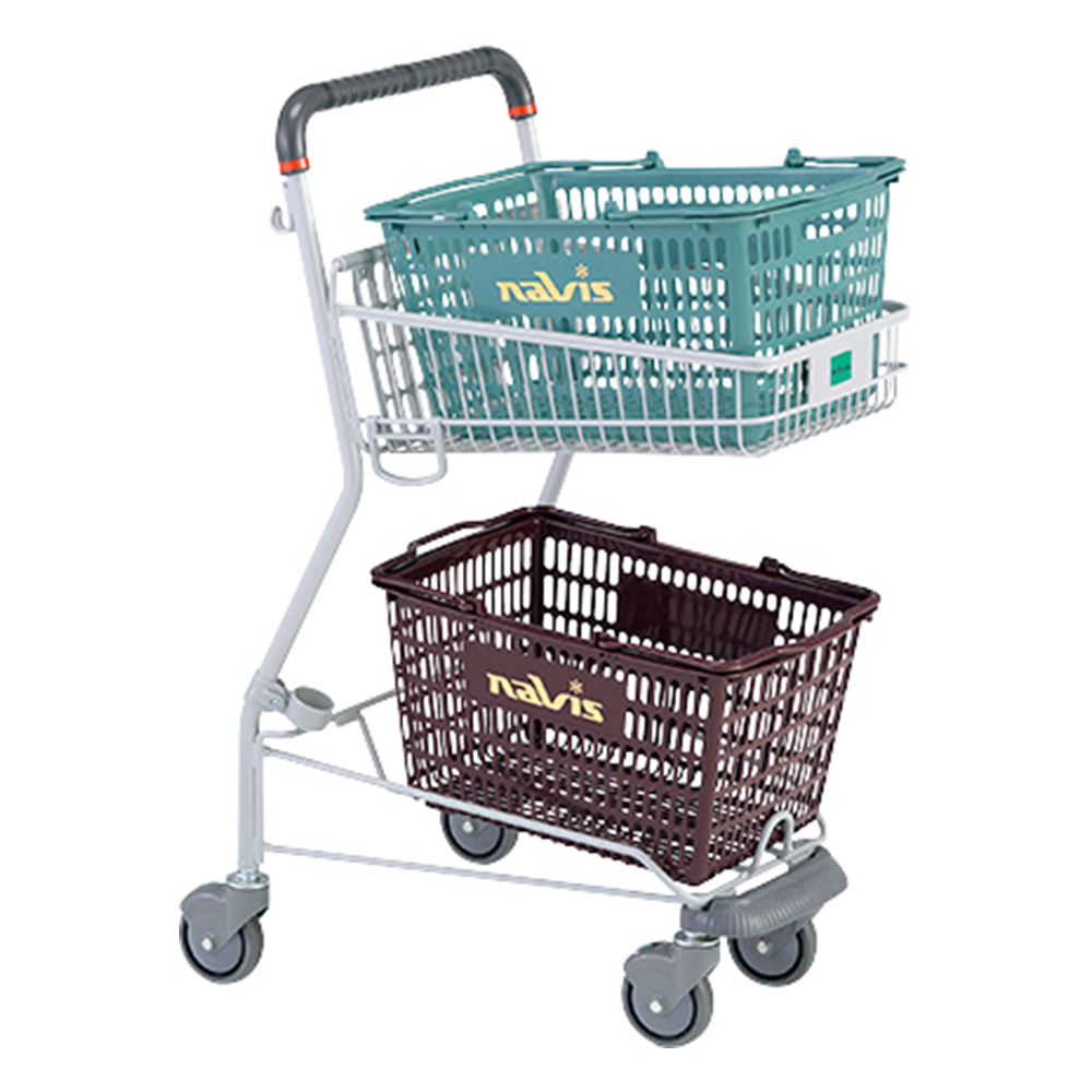 バスケットカート(ストッパー付き) 小型 ST