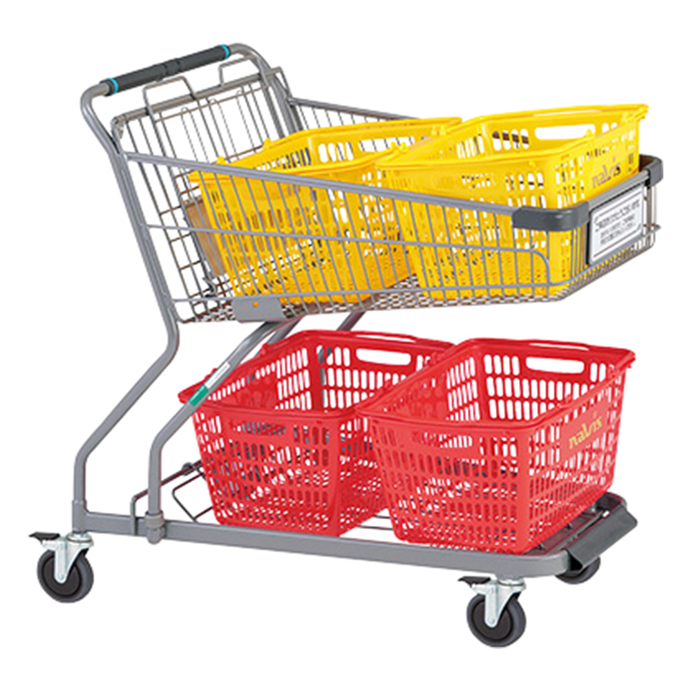 バスケットカート(ストッパー付き) 大型 ST