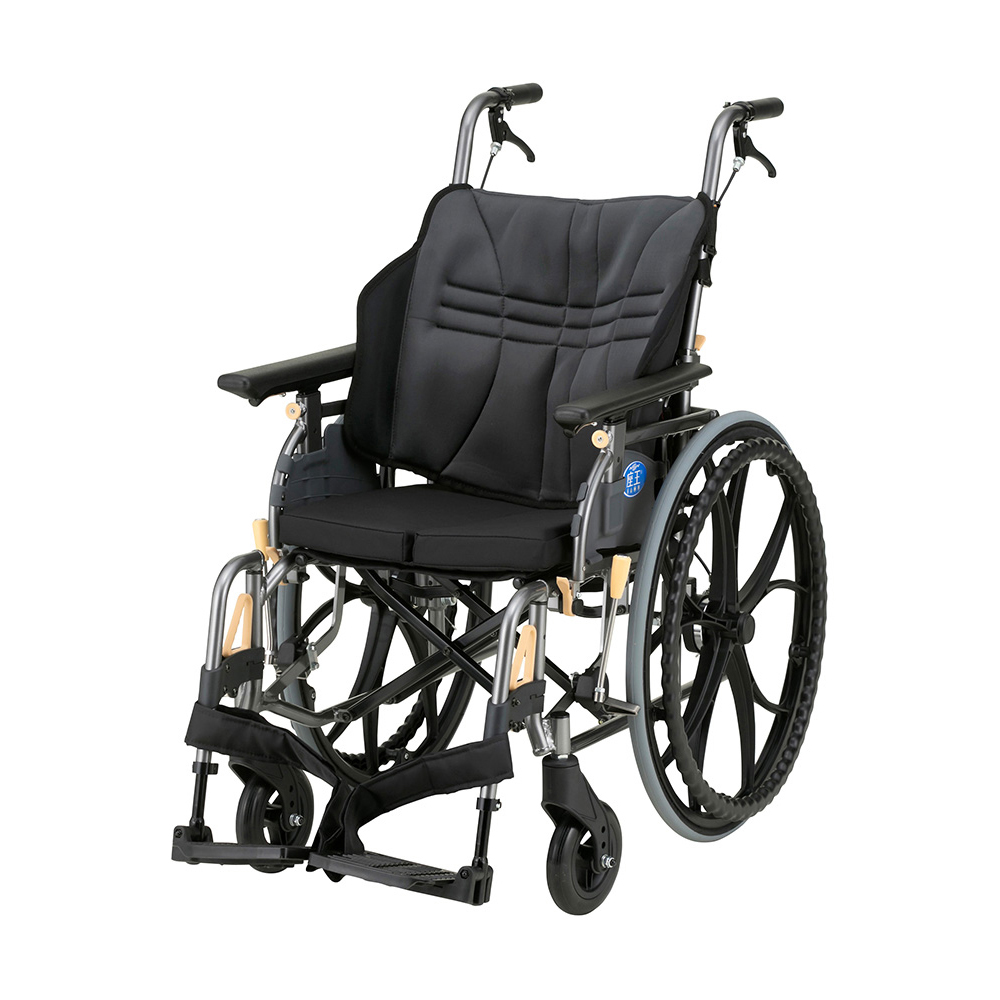7-7848-01 車椅子 NA-X521W 日進医療器 印刷