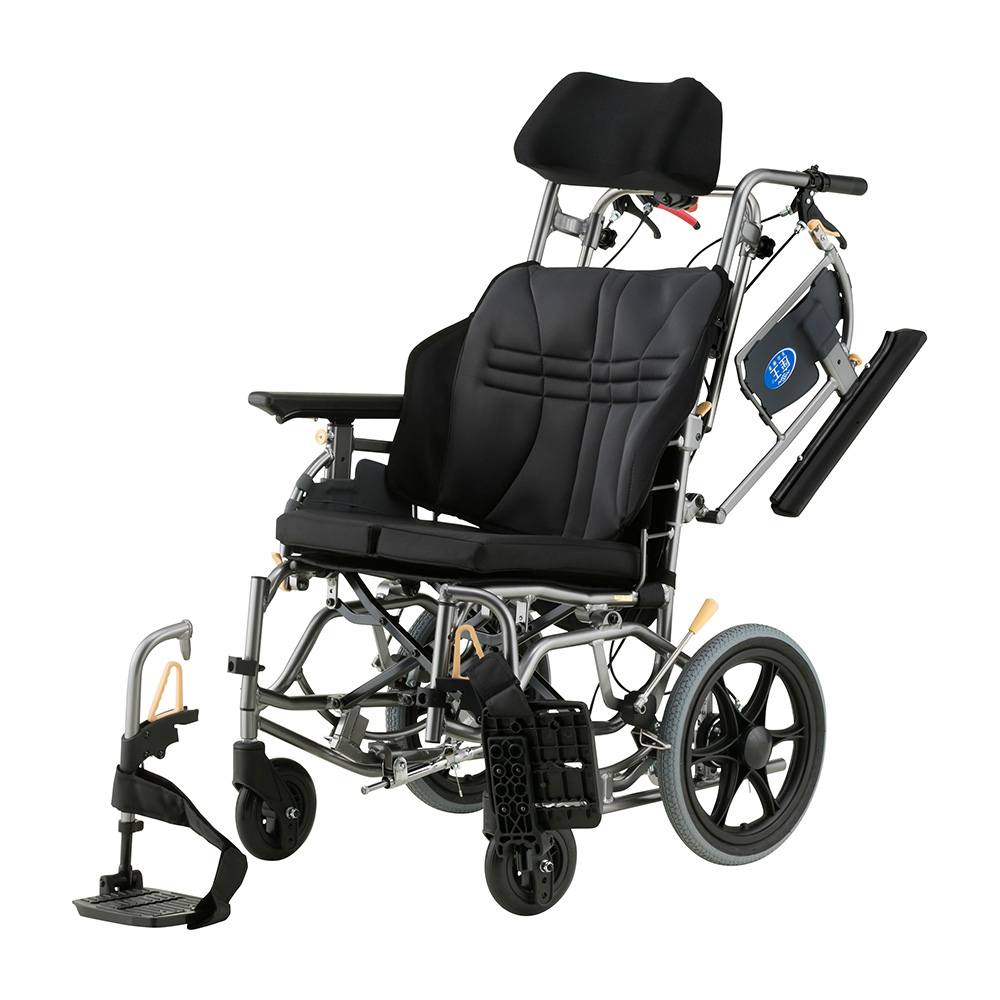 7-7852-01 ティルト介助式車椅子 NAH-XF5 日進医療器 印刷