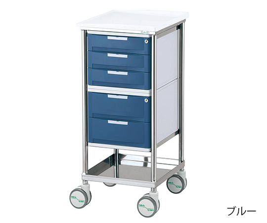 ナビスメイト・トレイワゴン 5段BOX ブルー 5段BOX ブルー