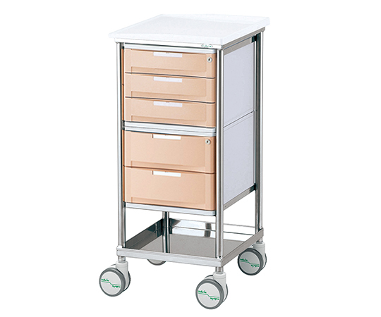 ナビスメイト・トレイワゴン 5段BOX ピーチ 5段BOX ピーチ