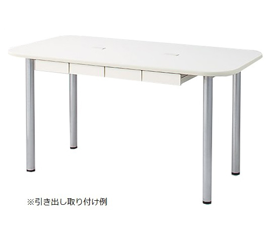 8-2560-01 ナーステーブル(天板配線穴有) 1200×900×900mm 1290H-WC アズワン(AS ONE)