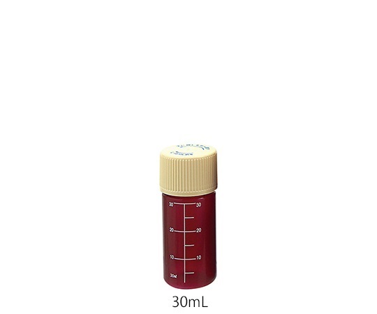 セーフティNK茶瓶(未滅菌) 30mL ASNK24300-084(10本入り)