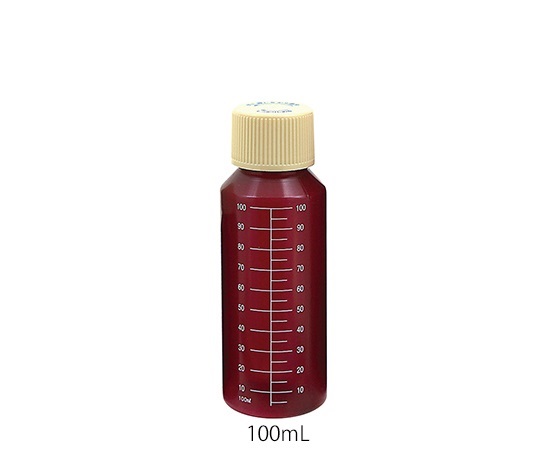 セーフティNK茶瓶(未滅菌) 100mL ASNK24320-084(10本入り)