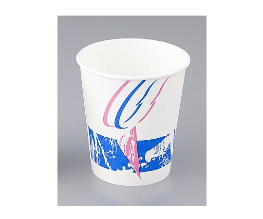 8-3783-14 紙コップ(柄入) 211mL SM-205-3(T)(100個×25袋入り)