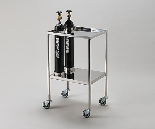 ボンベ収納ワゴン 2本 CBW-2