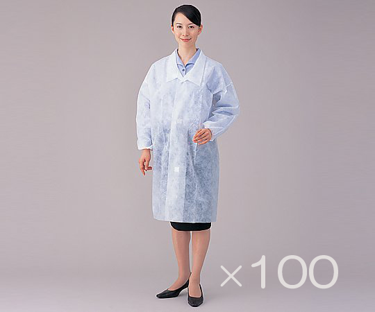 ディスポ白衣 L(100枚)