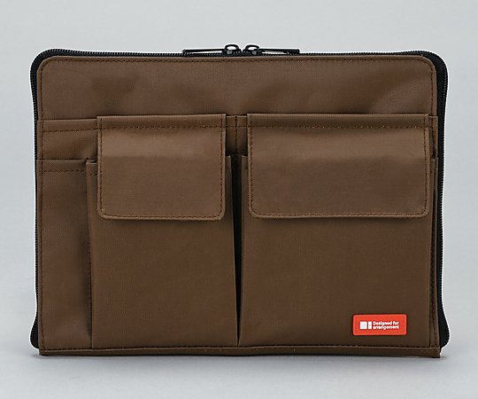 【受注停止】8-4230-03 バッグインバッグ (A5収納/茶) A-7553-9