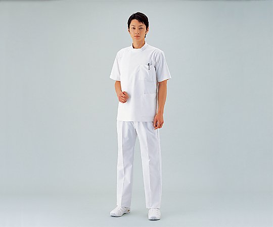 診察衣 (男性用/半袖上衣) L 72-952