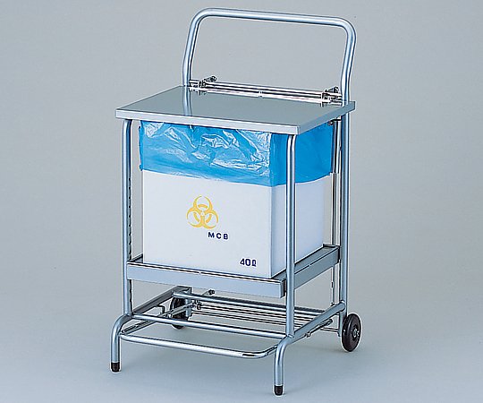 8-8850-01 ダンボール用スタンド フタ付 シルバー NFD-1 アズワン(AS ONE)