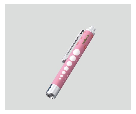 ラバー調ソフトLEDペンライト(ショート) ピンク×ホワイト