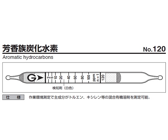 検知管 No.120(10本)