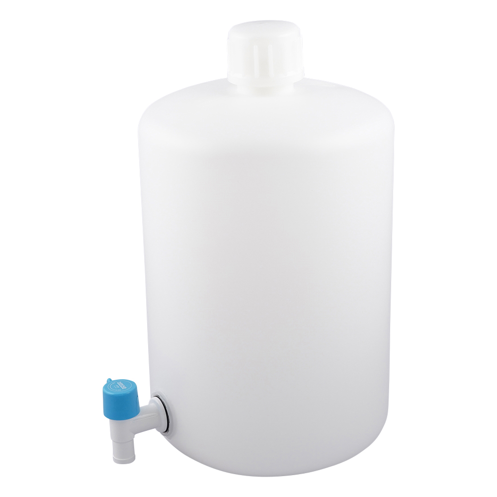 レバーコック付瓶 細口丸型 10L 1035-05