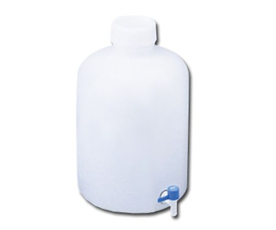 レバーコック付瓶 広口丸型 50L 1036-08