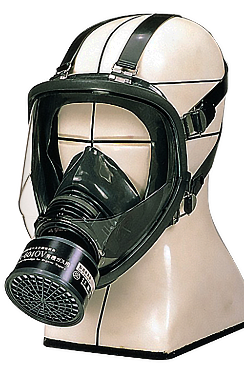 104-83501 直結小型式防毒マスク GM164(M) 重松製作所