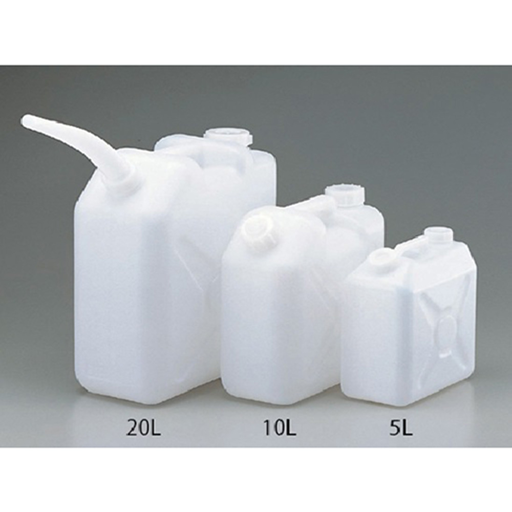 10-4311-55 平角缶(2ヶ口) 5L 両端平キャップ仕様 5LC 5LC(1本)