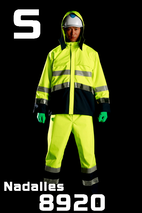 雨衣 8920高視認性雨衣 上下