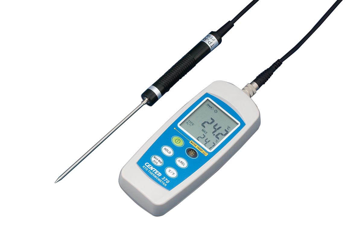 防水型デジタル温度計 CT372