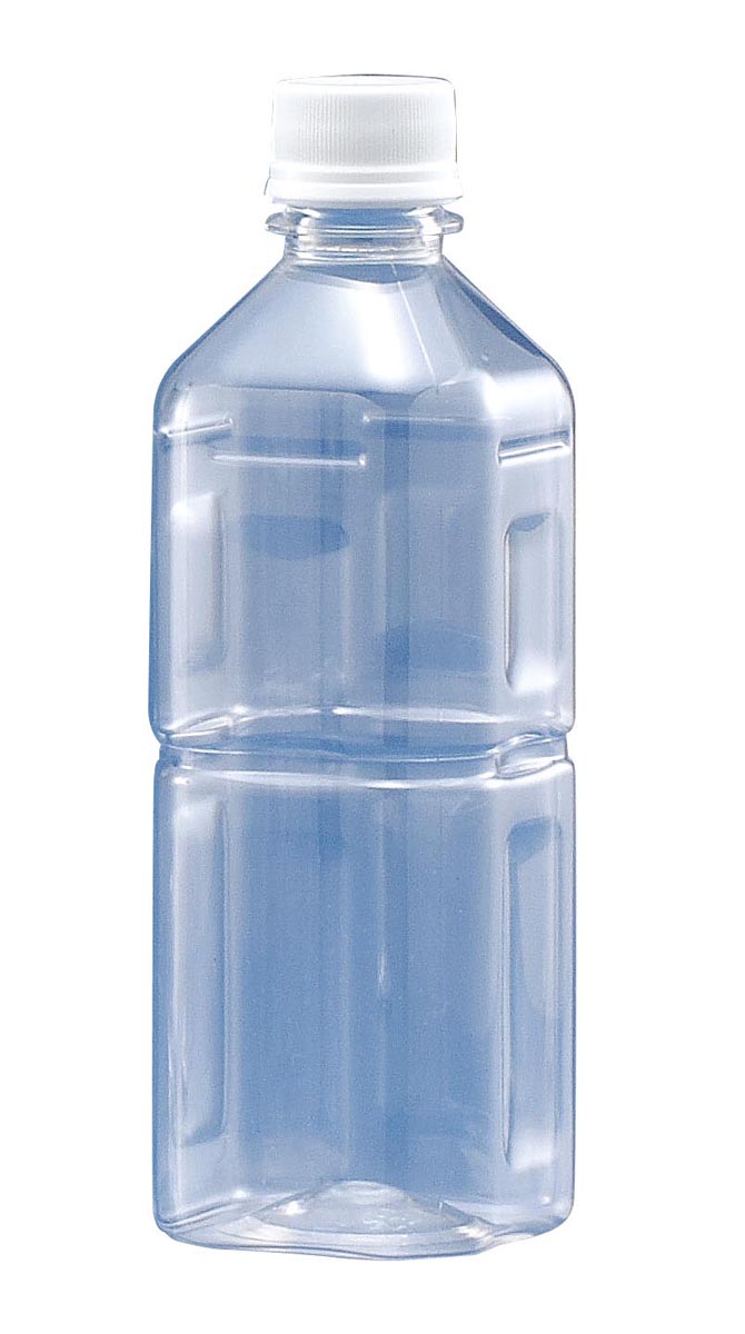 角型プラスチックボトル 500ml(4本)