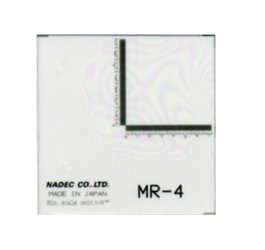 顕微鏡用マイクロルーラー MR-4(5枚)