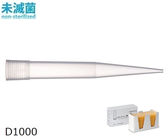 ダイヤモンドチップ リロードパック 未滅菌 D1000(96x6ラック) 1セット(96本×6箱入) F167014 F167014(1セット(96本×6箱入り))