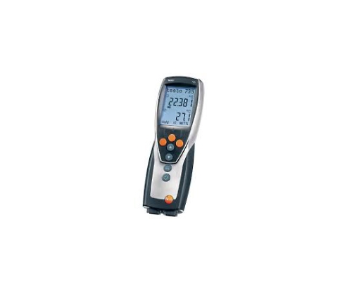 プロフェッショナルクラス温度計 testo735-2 0563 7352(校正証明書付)