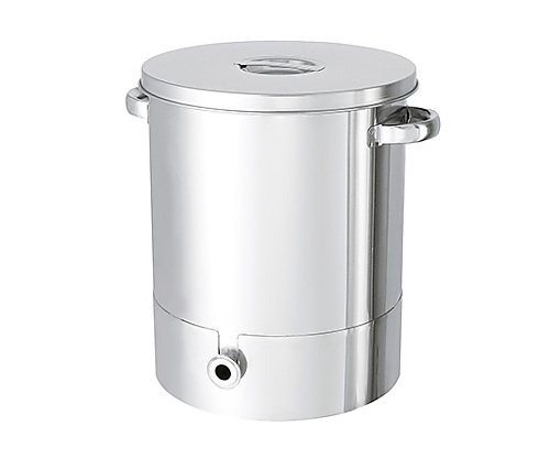 底部勾配型ステンレス容器 ヒラ蓋付 300L KTT-ST-635 KTT-ST-635(1個)