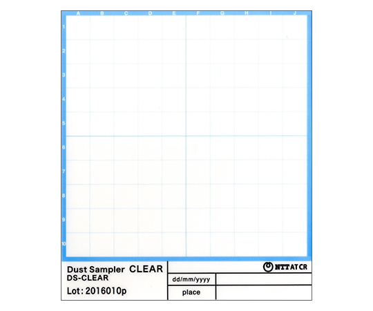 DS-CLEAR(4-3181-01) ダストサンプラー 黒色系異物用(100枚) NTT-ATクリエイティブ 印刷