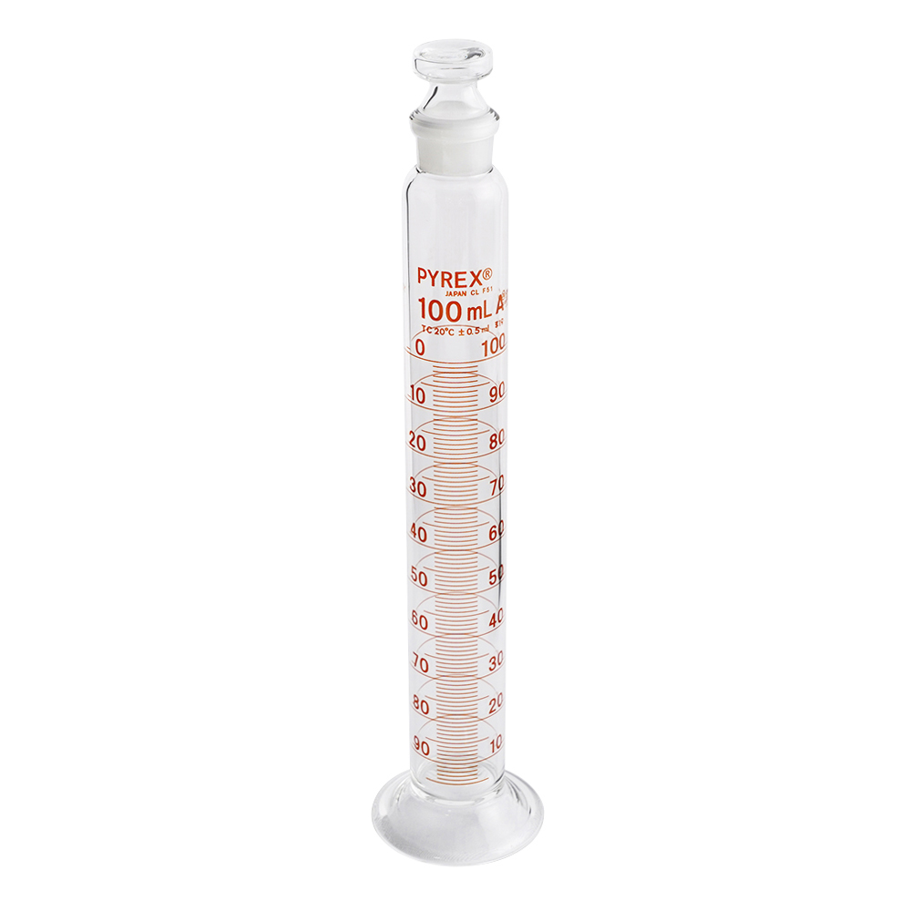PYREX(R) JIS 有栓メスシリンダー 100mL 3002JIS-100
