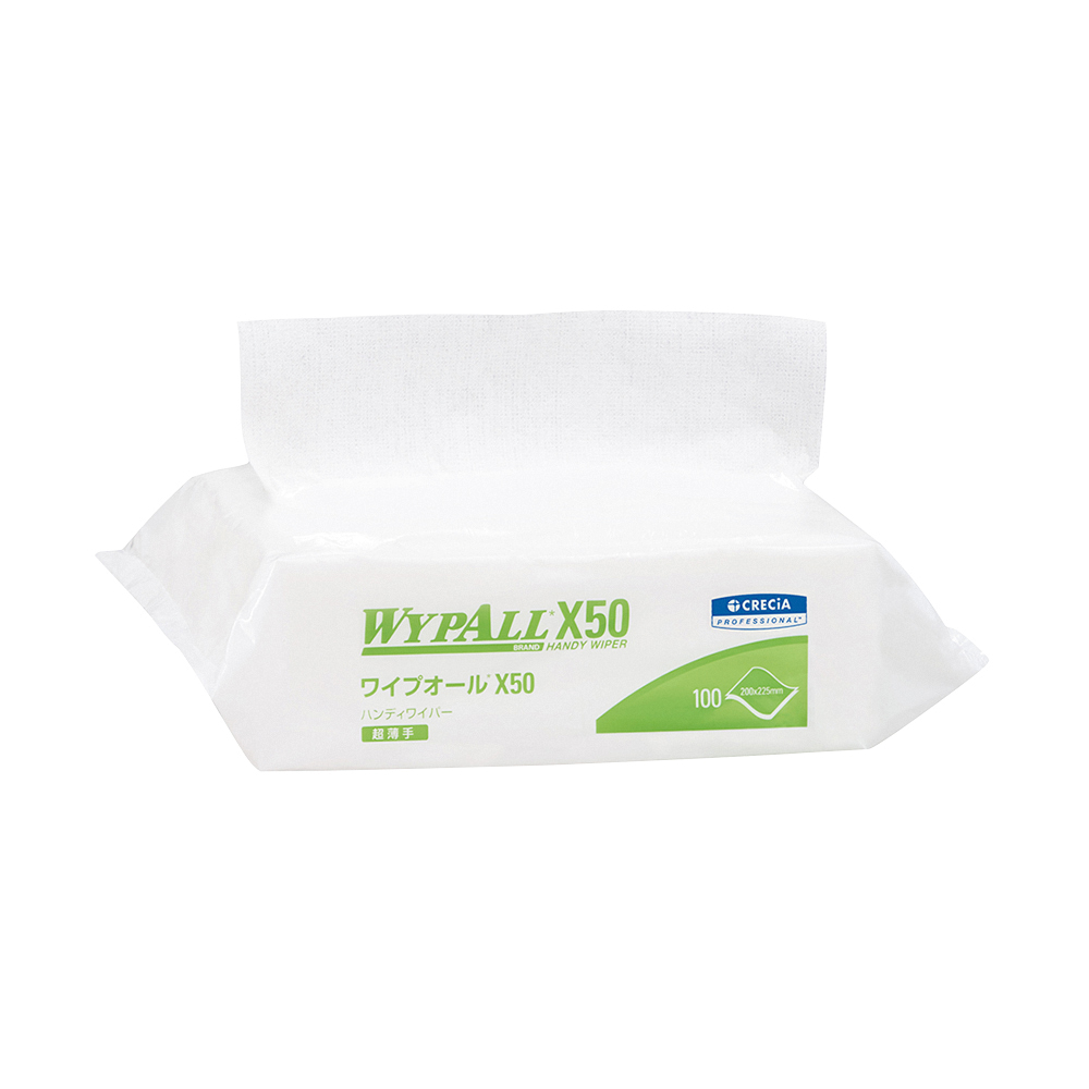 ワイプオールX50 ハンディワイパー・白 100枚×16袋入 60520 60520(1ケース(100枚×16袋入り))