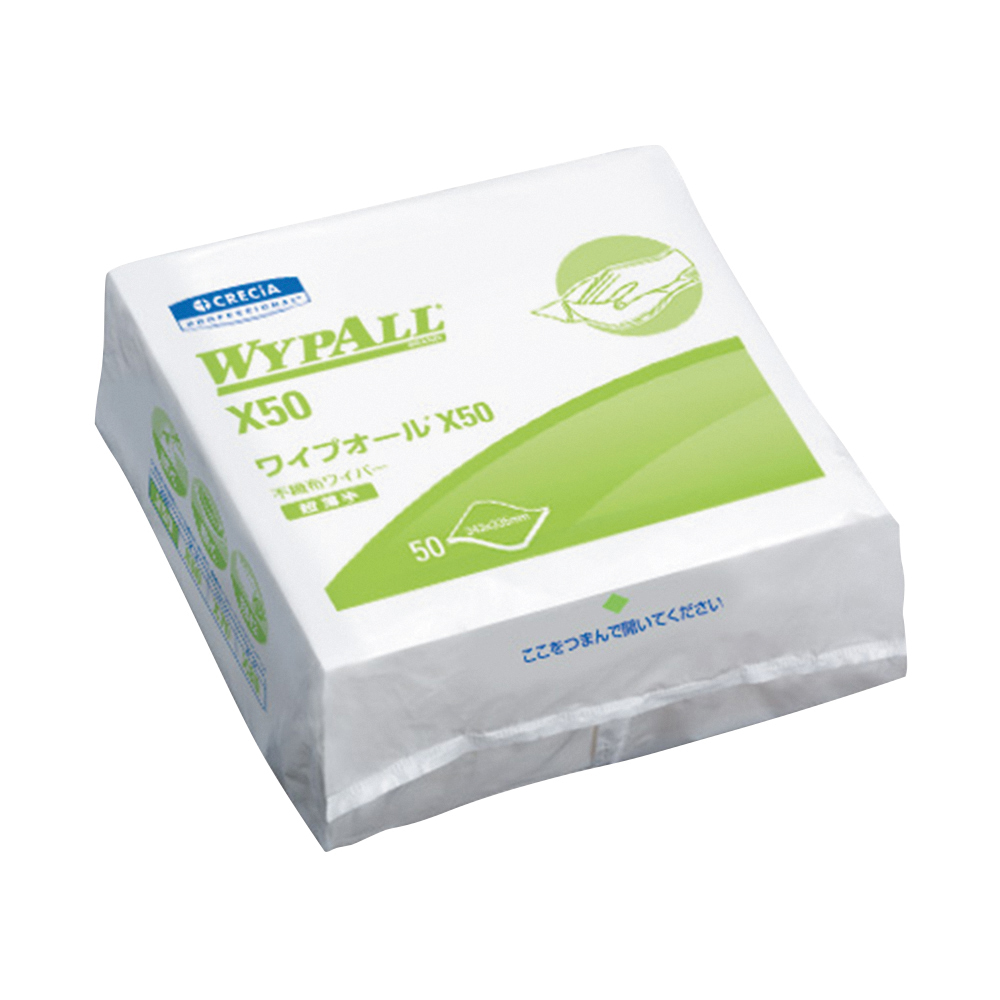 ワイプオールX50 4つ折りタイプ 50枚×18袋入 60550 60550(1ケース(50枚×18袋入り))