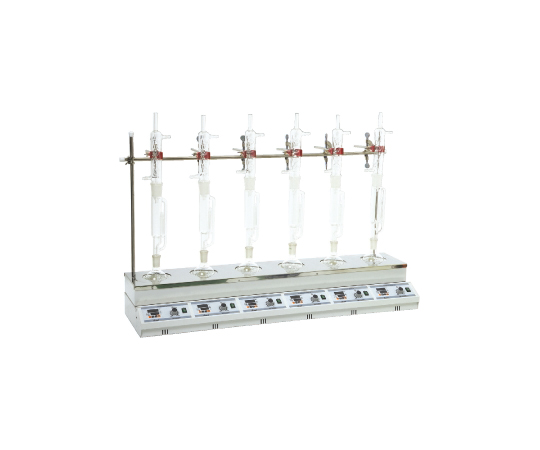6連式マントルヒータースターラー(デジタル温度調節器付き) 380W(AC200V) MS-EAMDS-6-10 MS-EAMDS-6-10(1台)