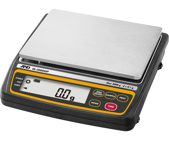 本質安全防爆構造パーソナル電子天びん ひょう量3000g×最小表示0.1g JCSS校正付 EK3000AEP-JA-00J00 EK3000AEP-JA-00J00(1台)