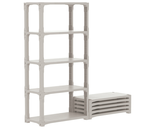 TLプラスチック棚 9045A グレー 80693101GL804 80693101GL804(1台)