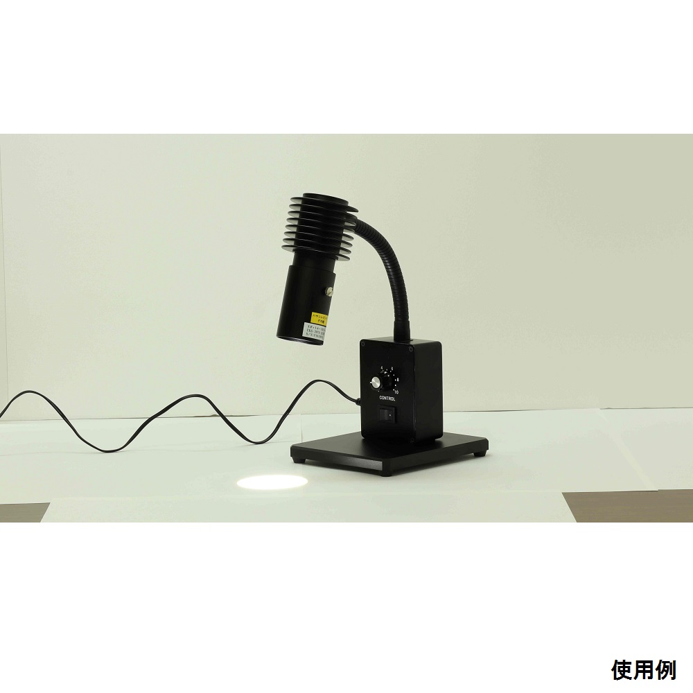 66-0024-31 目視検査用LED照明(スポットエースズーム) 白色 SPA2-10SWZ SPA2-10SWZ(1台)