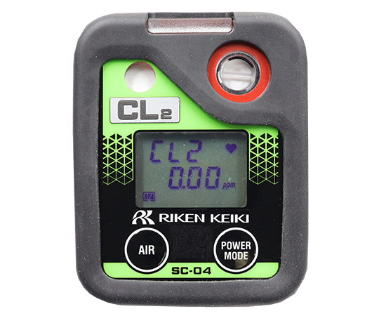 個人装着型塩素計 SC-04 乾電池仕様 SC-04 (CL2) SC-04 (CL2)(1台)