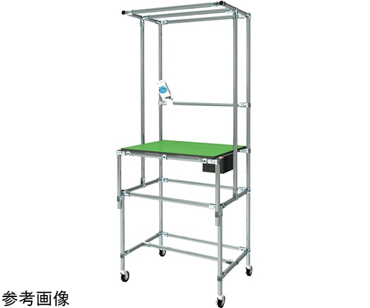 ESDパイプシステム(導電性パイプ)セル作業台(ベーシック)750×600×700~950/1900mm PSB-750SG PSB-750SG(1式)