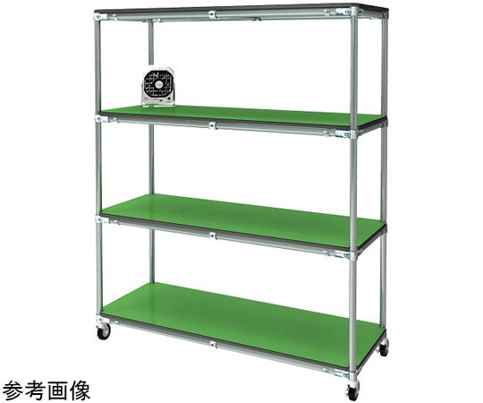 ESDパイプシステム(導電性パイプ)部品ラック(ベーシック)900×600×1500mm PSC-900SG PSC-900SG(1式)