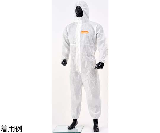 化学防護服 LIVMOA2000 高通気スタンダード XL E-01-002-XL 1枚 E-01-002-XL(1枚)