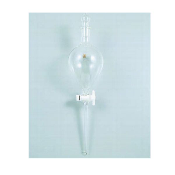 SPC分液ロート(球型/PTFEコック付) 82-1971