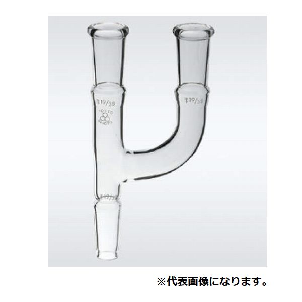 透明摺合せ連結管Y字管 82-4125