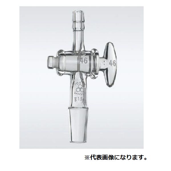 透明摺合せ排気管直管(コック付) 82-4194